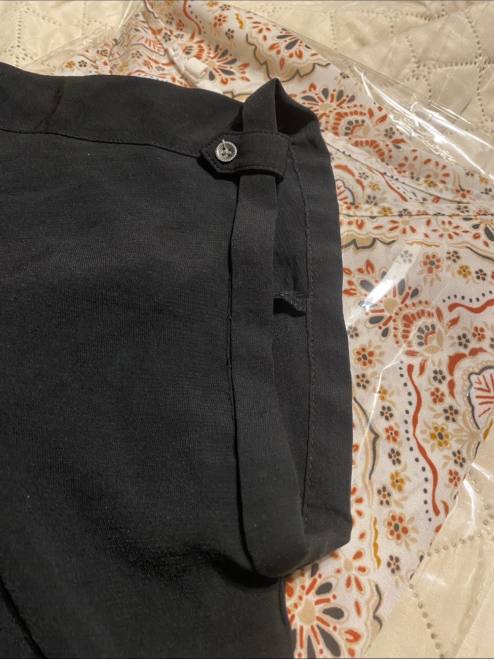 Maurice’s Short Sleeve Blouse Bundle 3 colors White-Black , Blue, Black - Picture 14 of 16